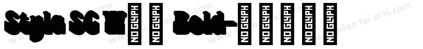 Styla SC W05 Bold字体转换